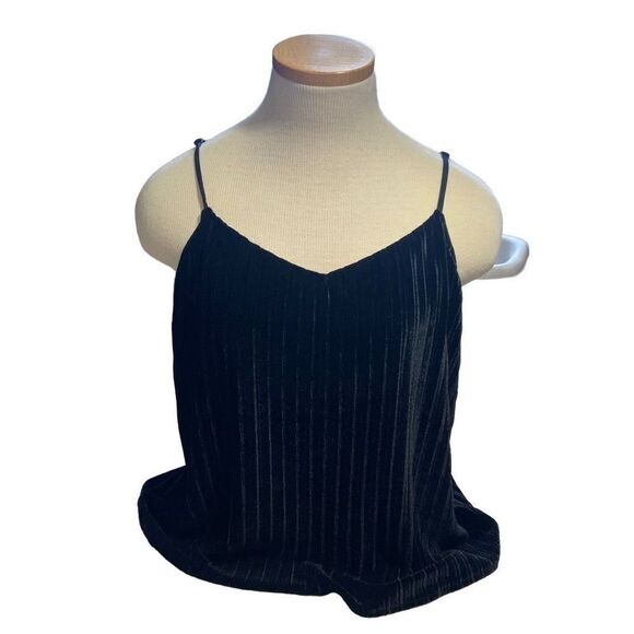 ❤️ Show Me Your‎ MuMu Julia Top Women’s Black Velvet Top Size Small - Picture 4 of 9